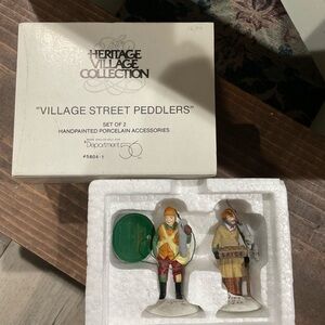 Heritage Village Collection Village Street Peddlers Set dept 56